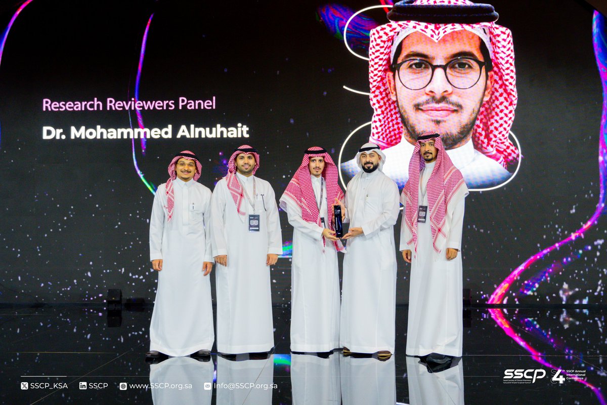 SSCP_KSA's tweet image. We want to take a moment to recognize our fantastic Research Reviewers Panel! 💫
#SSCP24 #InfiniteKnowledge