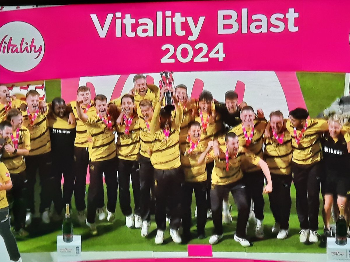 Get in there Glos Cricket. Champions 2024