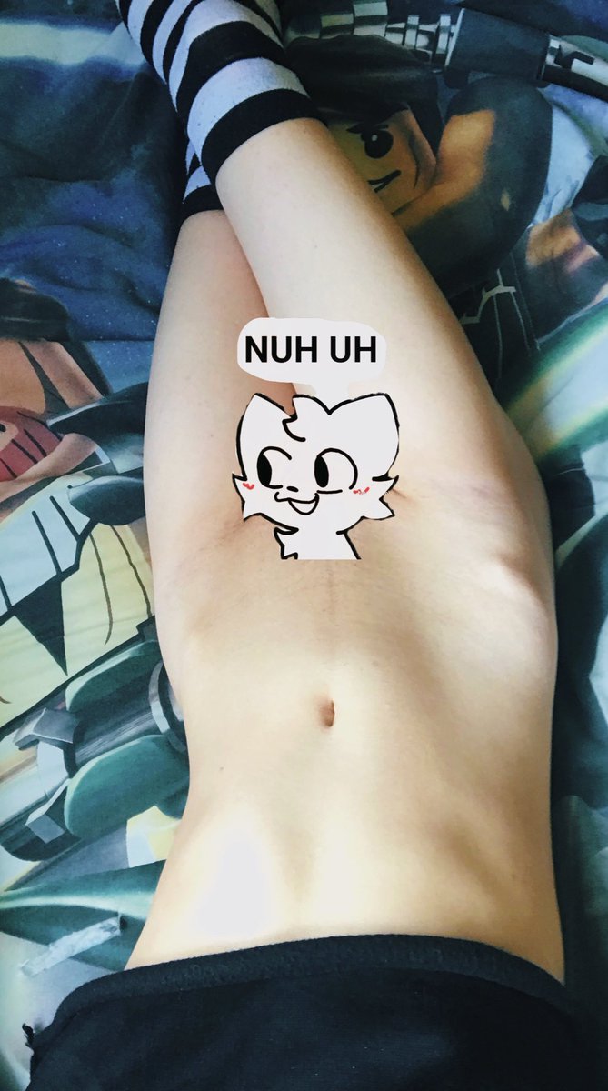 Fem_ezzy's tweet photo. Nu uh >.< 

#femboy #nsfw #nsfwtwt #boykisser https://t.co/LqGoNbZwO5