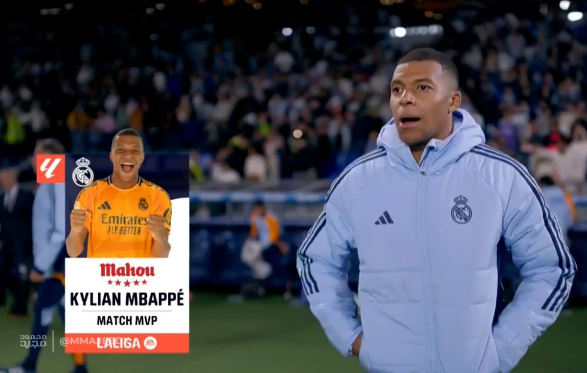 MVP <a href="/KMbappe/">Kylian Mbappé</a> 👏🏻👏🏻👏🏻