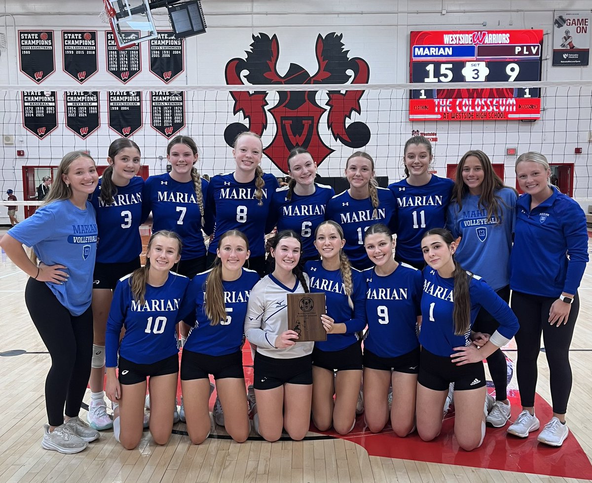 Marian HS Volleyball tweet media