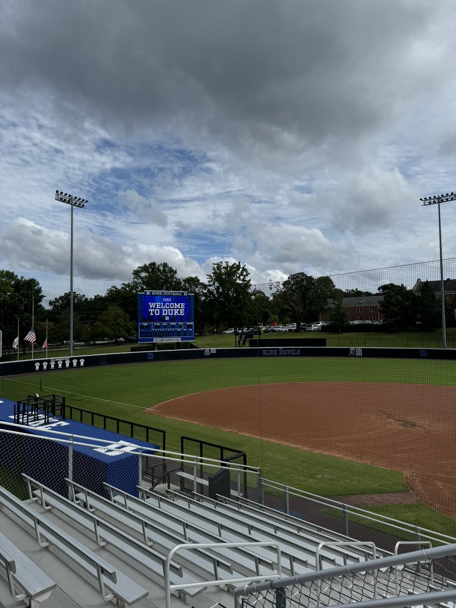 Thank you <a href="/DukeSOFTBALL/">Duke Softball</a> for hosting this camp! I learned so much and so excited to use all these drills and tips you gave me for the upcoming fall season! I can’t wait to be back soon! Go Blue Devils!! 💙💙
<a href="/DukeCoachYoung/">Marissa Young</a> <a href="/CoachTaylor_W/">Taylor Wike</a> <a href="/oliviaadyan/">“Coach Liv” Olivia Watkins</a> @prstaggs <a href="/CoachHoeft/">coach bobby hoeft</a>
