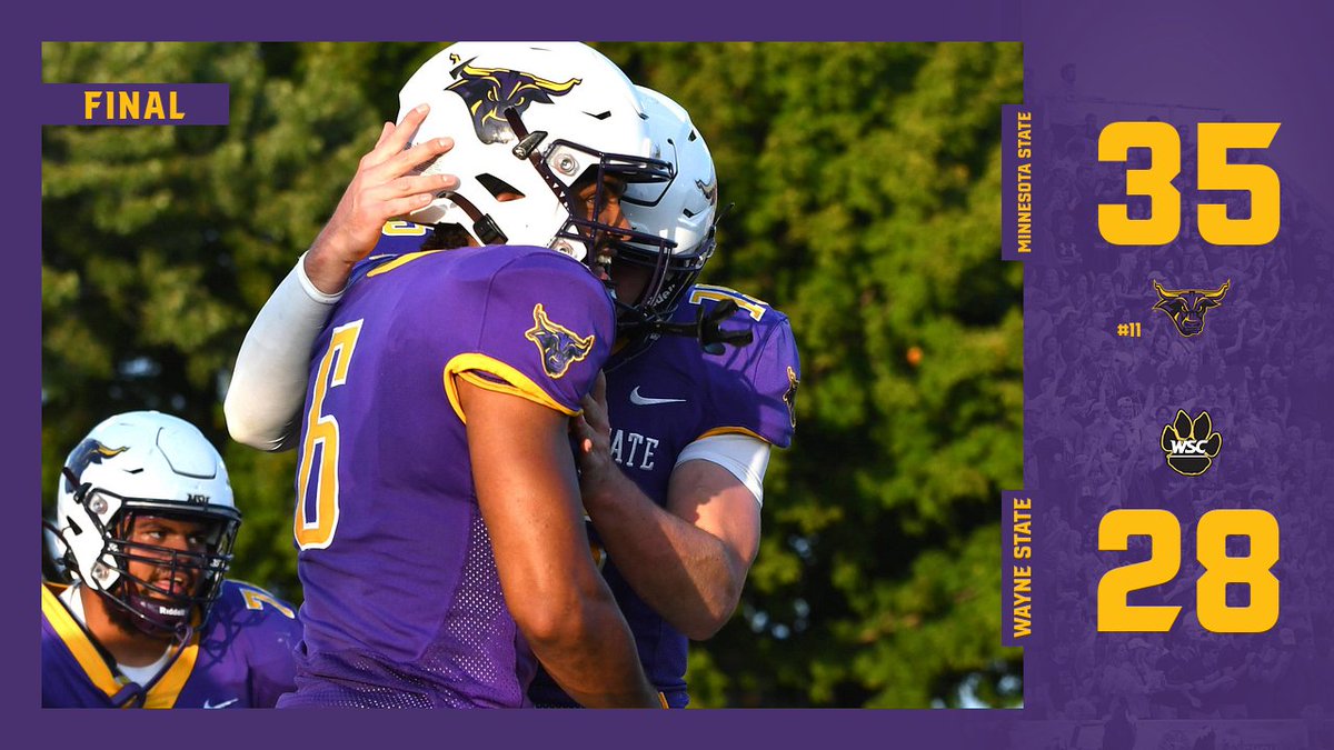 Final Score | Minnesota State 35, Wayne State 28