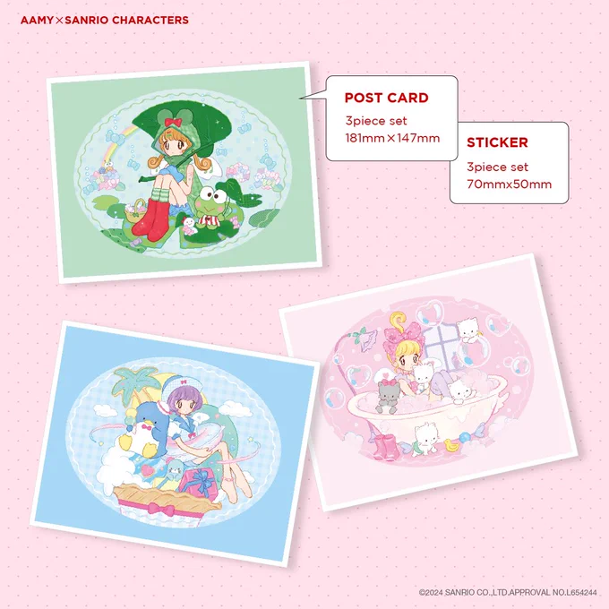 おはようございますFANCY SANRIO CHARACTERS Vol.9本日5日目です。描き下ろしイラストを使った複製原画とグッズを出品しています。会期は明日16日まで、伊勢丹新宿店6階催事場(ルモンドブース)にてオンラインでのご購入はこちらから▽ 
