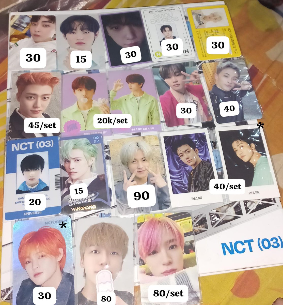 biy_yah's tweet photo. WTS/ WANT TO SELL!!
Take all 600k (free 2pc + binder)

✅️Packing
✅️Splitpay sisain 150k untuk co shopee
❎️Exc. Admin shopee
📍Dom jatim
✨️Condi dm aja

Tag. wts pc nct, pc exo, mark, jaemin, jeno, yangyang, chenle, jisung, baekhyun, xiumin https://t.co/tf8UHq0fIz