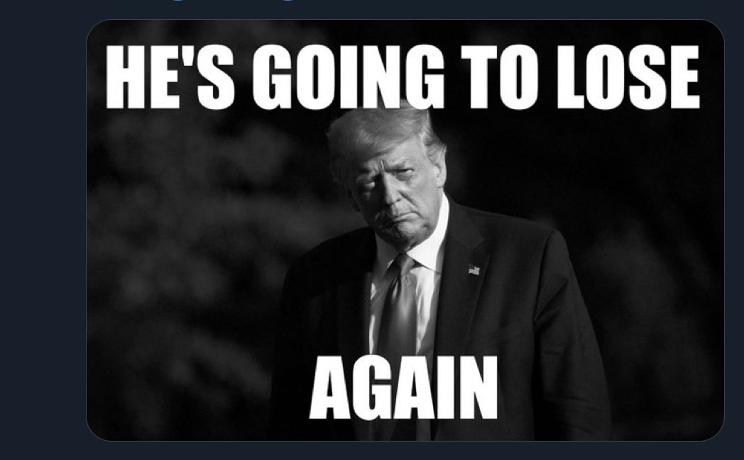 <a href="/MiaFarrow/">Mia Farrow</a> <a href="/RpsAgainstTrump/">Republicans against Trump</a> He is down in polling 
so he’s ramping up 
the crazy. It will get 
worse.