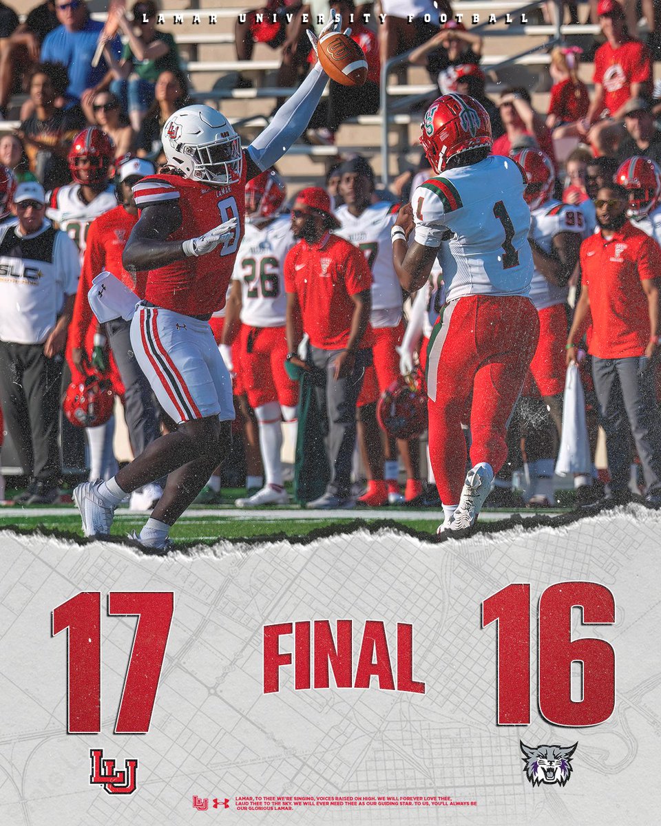 FINAL | CARDS WIN! Last second FG from the Wildcats sails left as LU gets their first ranked win in six years #WeAreLU