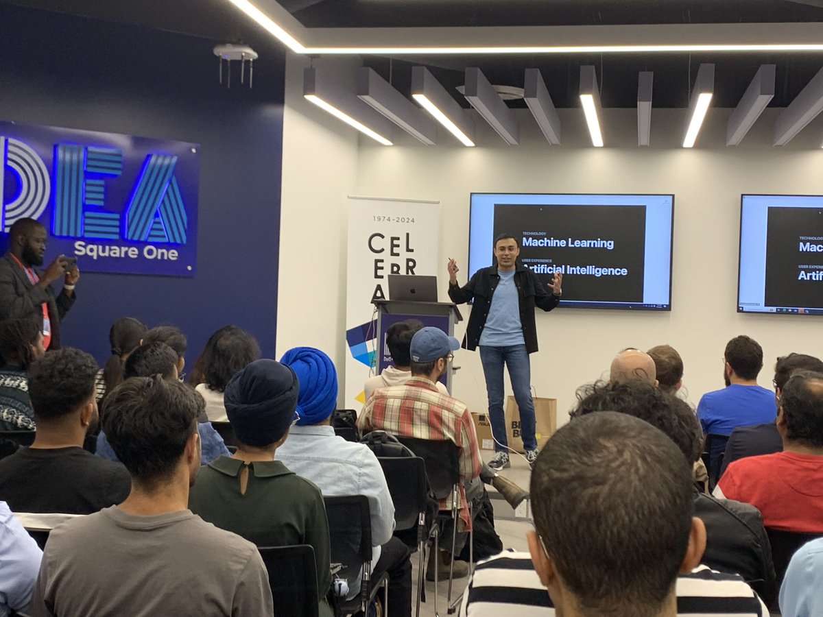 TajyMany's tweet photo. GDG Mississauga's "Build with #AI" event was a group of passionate people discussing interesting concepts like gradient descent, AI &amp; #ML. Such events help kickstart students' &amp; professionals' journeys into building real-world AI solutions—thanks for inviting me! https://t.co/xAu9rXIIP1