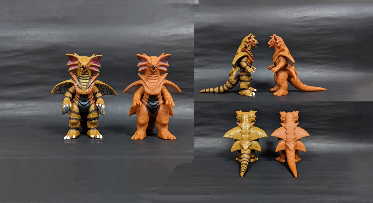 騒音怪獣ノイズラーのソフビを小改造、リペイント！4枚目は2年前に自作 