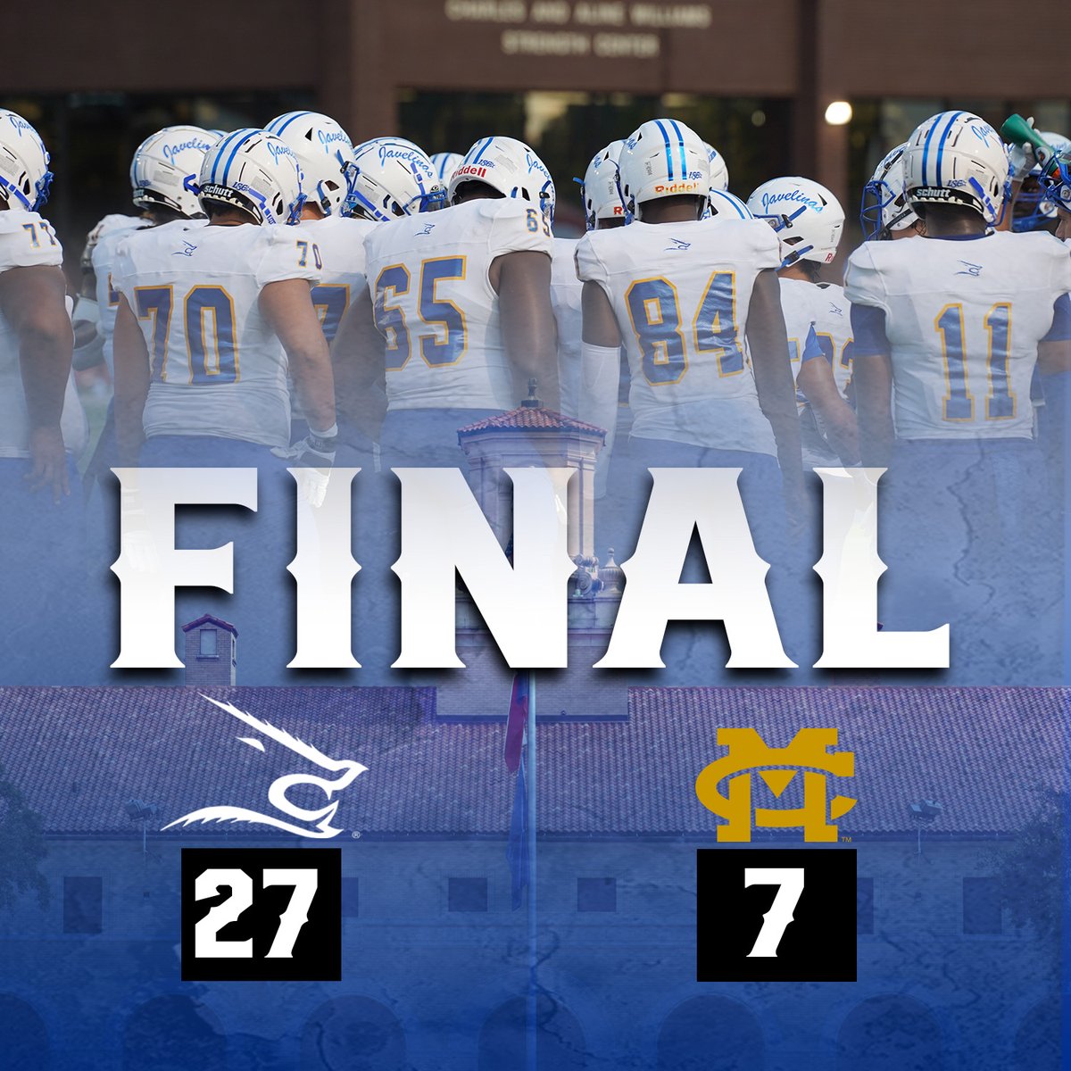 Final, Javelinas win!

Roger Hagan and Santana Scott run over the Choctaws as the Javelinas earn their first victory of the season!

#DontFlinch