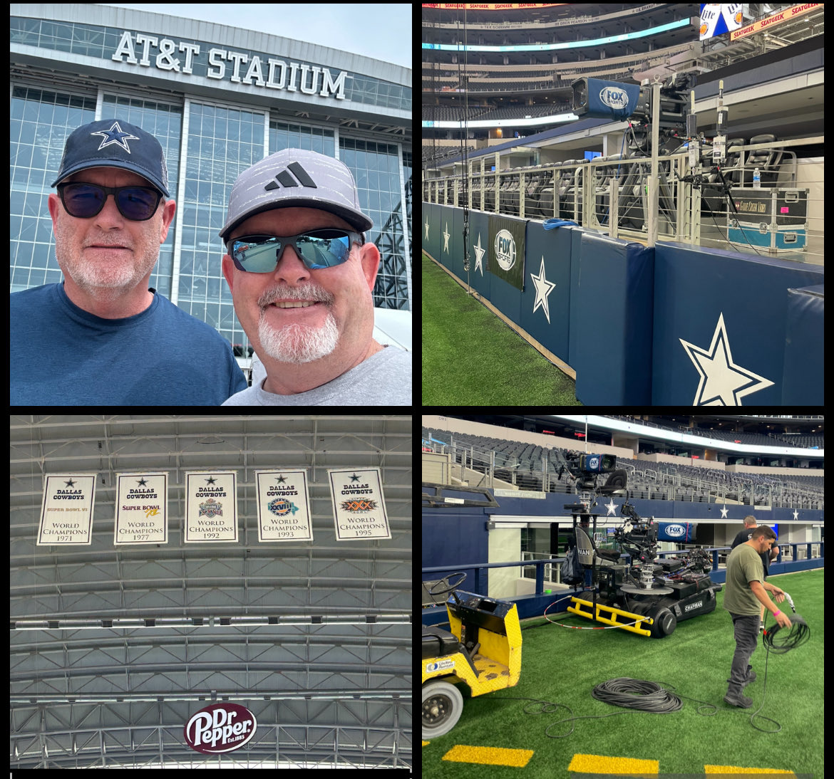 Brian Whitaker (@papawhit12) on Twitter photo When you hit town a day early, you might as well make sure everything is in order for the game. 🤷🏻♂️
Thanks for the hospitality <a href="/ATTStadium/">AT&T Stadium</a> <a href="/dallascowboys/">Dallas Cowboys</a> <a href="/NFLonFOX/">FOX Sports: NFL</a> 🏈👊🏼 <a href="/PapaWhit12/">Brian Whitaker</a> When you hit town a day early, you might as well make sure everything is in order for the game. 🤷🏻♂️
Thanks for the hospitality <a href="/ATTStadium/">AT&T Stadium</a> <a href="/dallascowboys/">Dallas Cowboys</a> <a href="/NFLonFOX/">FOX Sports: NFL</a> 🏈👊🏼 <a href="/PapaWhit12/">Brian Whitaker</a>