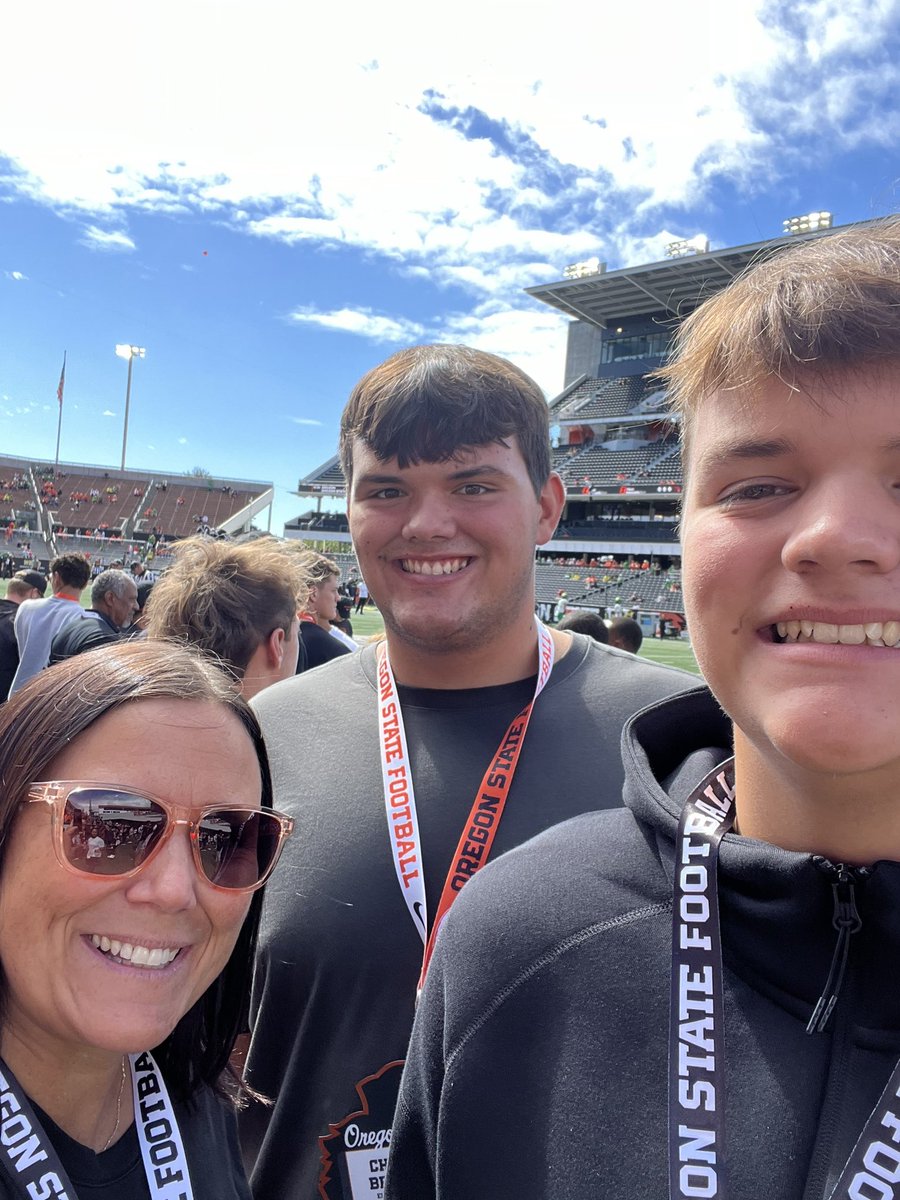 Charlie Bennett (@charbennett74) on Twitter photo Thank you <a href="/BeaverFootball/">Oregon State Football</a> for the hospitality today. Had a great time and a great game day experience!
<a href="/Murdock_02/">Frank Murdock</a> <a href="/Ryan_Clary_/">Ryan Clary</a>
<a href="/colton_magruder/">Colton magruder</a> Thank you <a href="/BeaverFootball/">Oregon State Football</a> for the hospitality today. Had a great time and a great game day experience!
<a href="/Murdock_02/">Frank Murdock</a> <a href="/Ryan_Clary_/">Ryan Clary</a>
<a href="/colton_magruder/">Colton magruder</a>