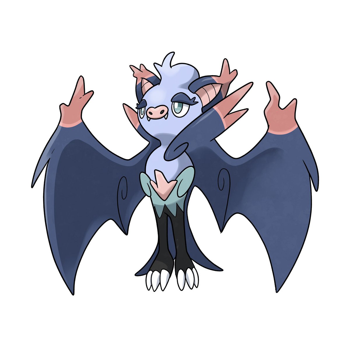 downramegas's tweet image. Meet mega Condubat, the conductor Pokémon. A water and ghost type Pokémon. Based on a bat, a conductor and corals. Originally designed by instagram.com/wispiedex?igsh… and redone by instagram.com/j.leonart?igsh…