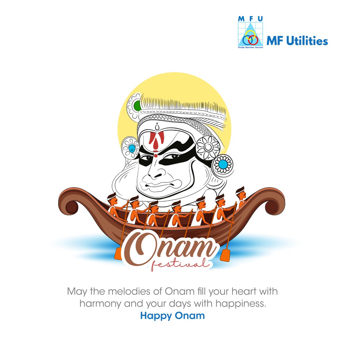 "Wishing you a joyous and prosperous Onam! May this festive season bring you and your loved ones happiness, peace, and abundance. Happy Onam!"