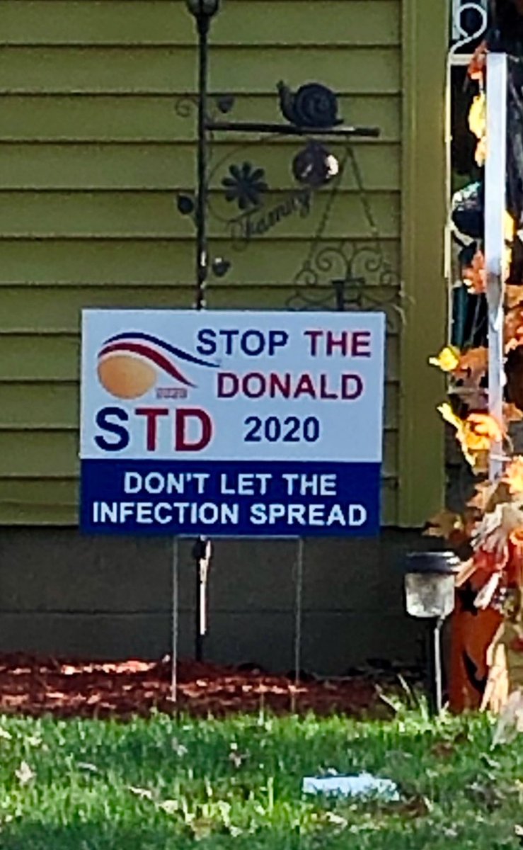This sign appeared in 2020.  It worked, let’s use it again!