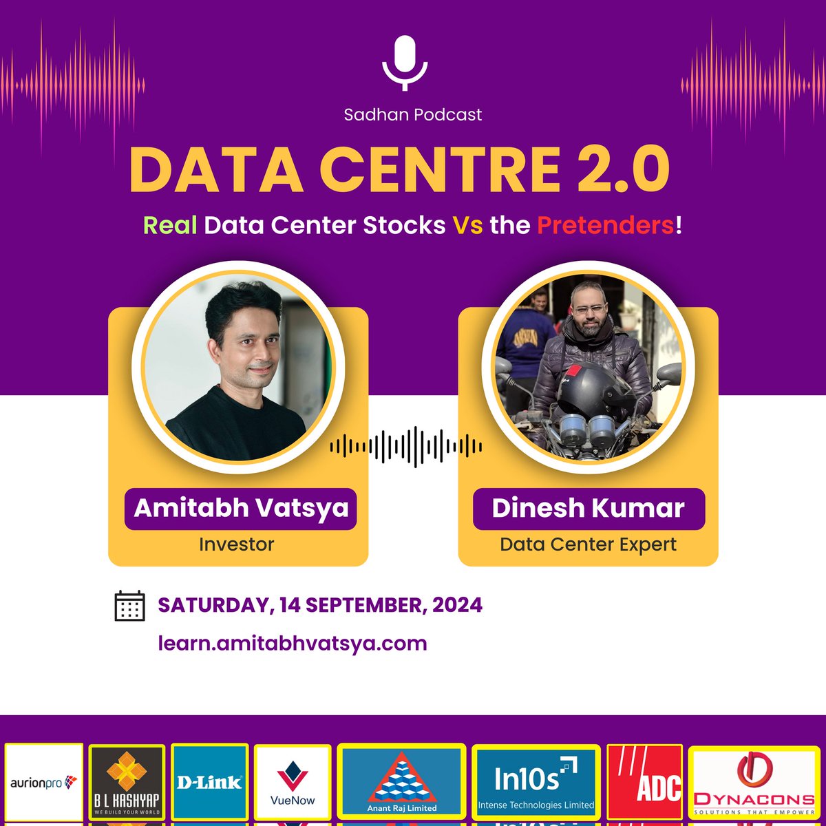 amitabhvatsya's tweet photo. What are the Best Data Center proxies to invest ?
1. #blackbox
2. Aurion Pro
3.#ADC Communication
4. #anantraj
5. BL Kashyap
6. #dlink
7. #IntenseTech
8. Vue Infratech
9. Esconet Tech
10. #netweb
11. Dynacons
Here is an industry expert's view on each of these names
๐บhttps://t.co/Qc0ig08LZY