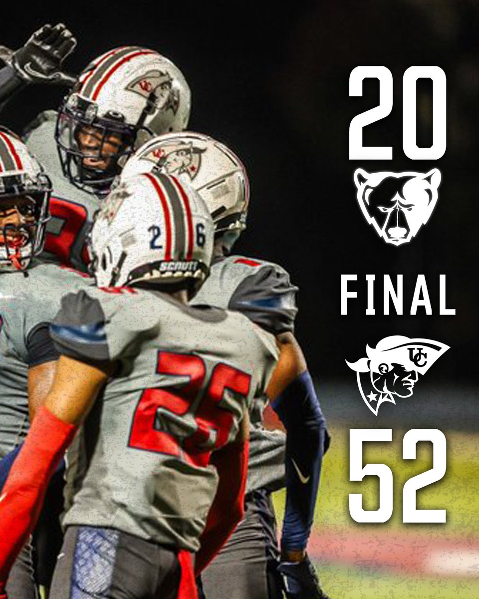 It's a party in the Burg as the Pats dominate UPIKE in their home opener, moving to 2-0 on the year!

 UC's offense puts up five touchdowns while the defense came away with four interceptions!! 

#OneBigTeam #ALLIN