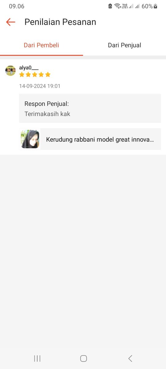 tokofasya's tweet photo. Testimoni dan ulasan hijab kerudung rabbani.

#hijab  #kerudung  #kerudungrabbani #hijabrabbani #Zonajajan #zonauang #ZonaBA #ShopeeID #Shopee https://t.co/n6aFVxR9cN