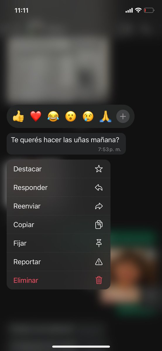 El único mensaje q me hace feliz😁