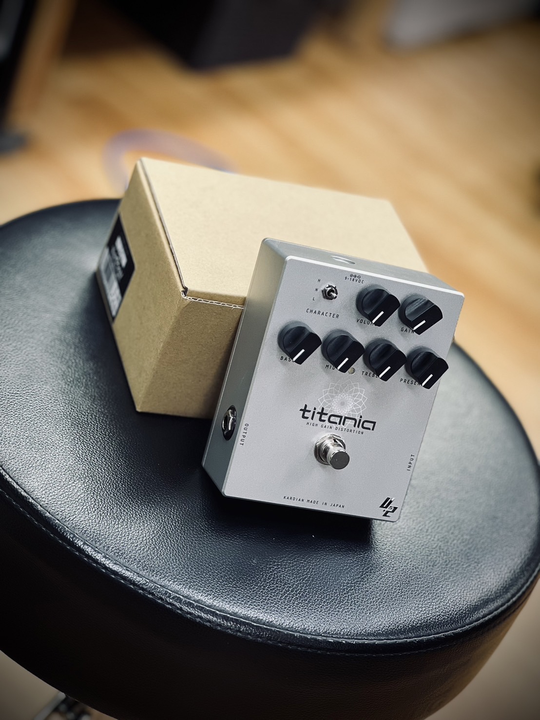 titania v2 高ゲインディストーションペダル KarDiaN titania v2 - ギタリストLeda氏シグネイチャー・ペダル