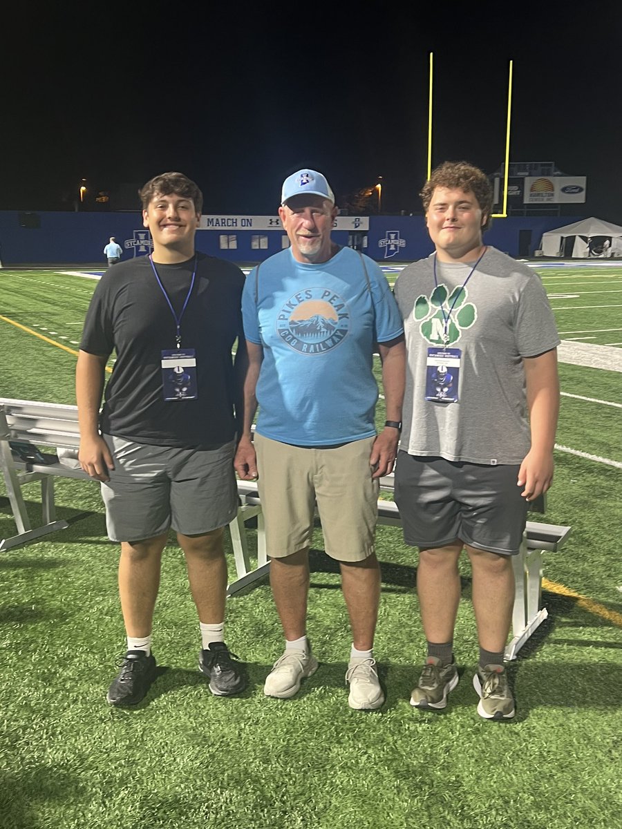 Had fantastic time at <a href="/IndStFB/">Indiana State Football</a> today. Thank you <a href="/coachmsimmonds/">mike simmonds</a> and <a href="/CmalryMallory/">Curt Mallory</a> for having me back for the third time. Can’t wait to see what the future holds!  

<a href="/EDGYTIM/">Timothy “EDGYTIM” OHalloran</a> <a href="/KyleMorgan_XOS/">Kyle Morgan CATAPULT Southwest Regional Scout</a> <a href="/OJW_Scouting/">PrepRedzone Oliver</a> <a href="/Bryan_Ault/">Bryan Ault - Midwest Scout</a> <a href="/ScoutingA1/">ScoutingA1</a> <a href="/CoachChris_Roll/">Coach Chris Roll</a> <a href="/hddngemscouting/">Jordan Amaskane, MBA</a> <a href="/PrepRedzoneIL/">Prep Redzone Illinois</a>