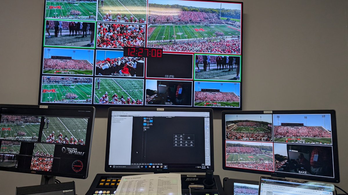 willsfc's tweet image. My view during Cincinnati vs Miami at Yager Stadium. Such a fun game despite the loss. #videoboard