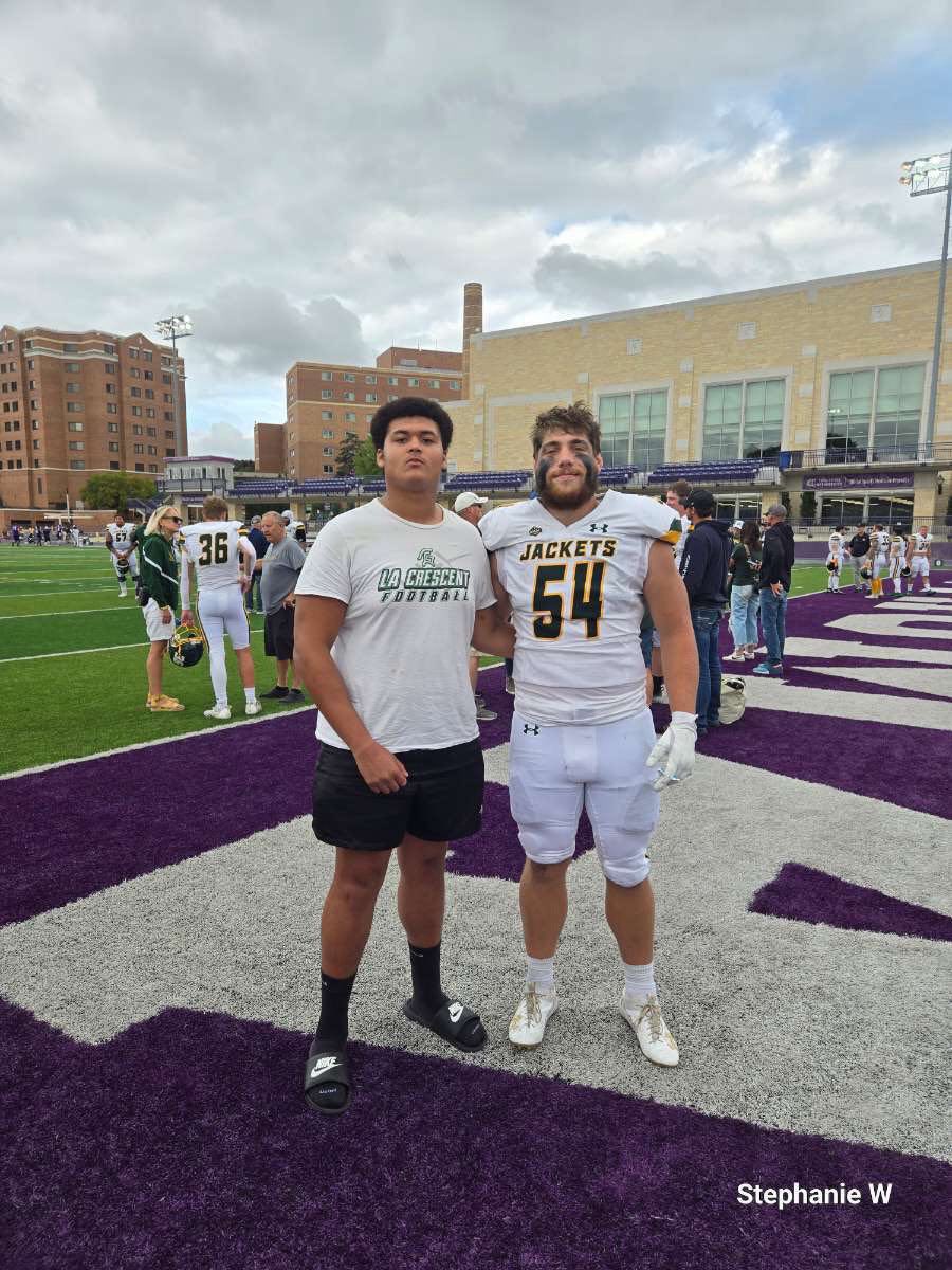 Happy to watch <a href="/lofaso_matthew/">Matthew LoFaso</a> play st thomas academy today absolute dawg also thank you <a href="/RandyLaF/">Randy LaFramboise</a> for inviting me to the game and introducing me to the defensive coordinator.🔥🔥