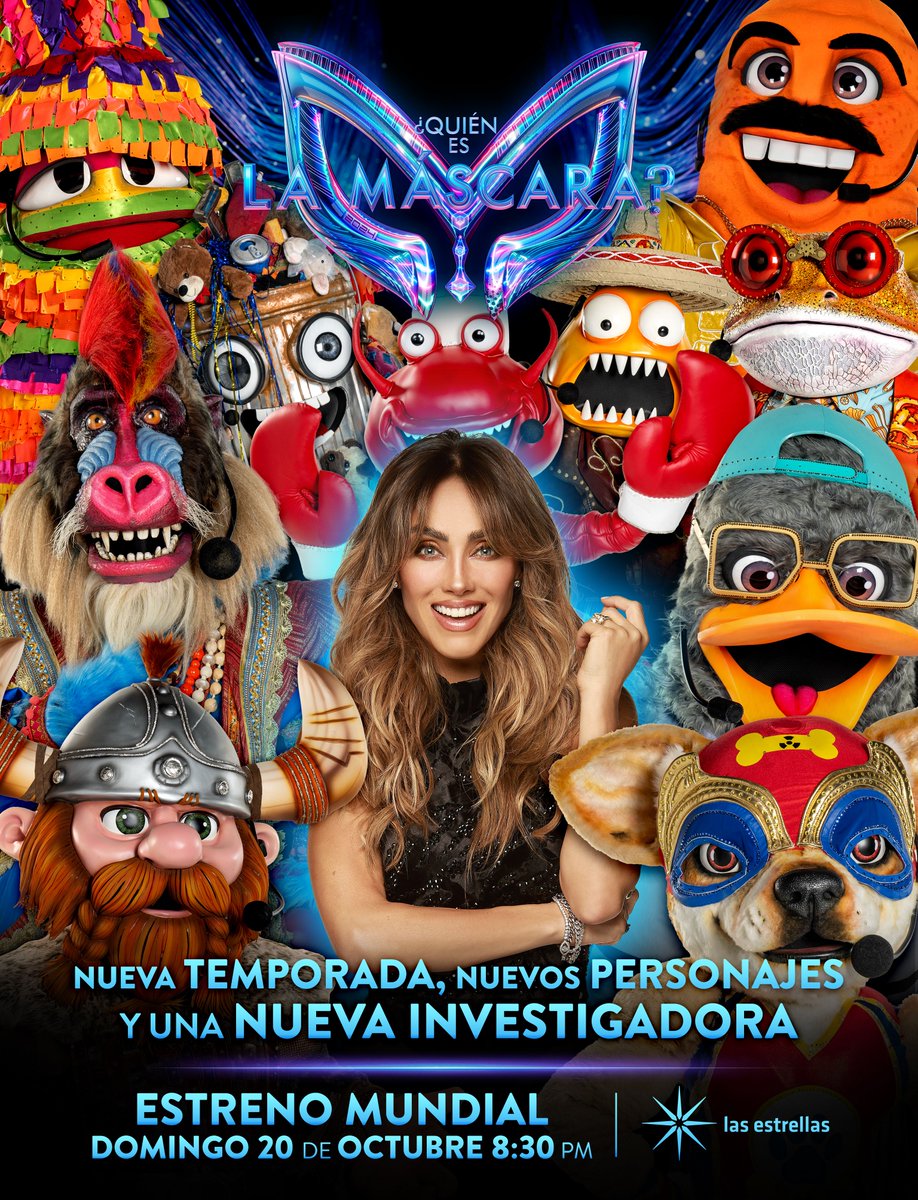 ✋🏼 Paren todo porque ¡<a href="/eslamascara/">¿Quién es la Máscara?</a> REGRESA! ✨ Este 20 de octubre sintoniza <a href="/Canal_Estrellas/">Las Estrellas</a> y vive con nosotros el estreno mundial de la NUEVA TEMPORADA 🎭