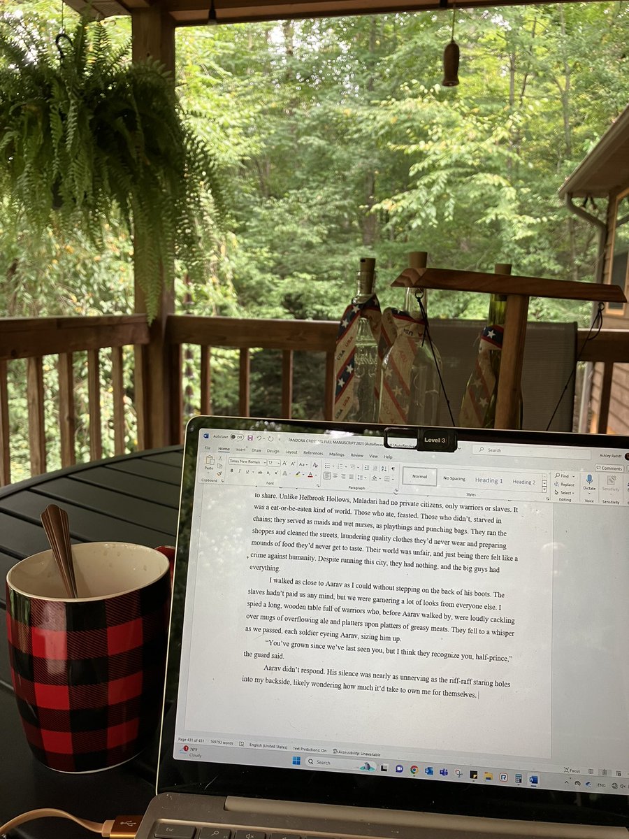 One day I’ll be able to write w a view like this every morning 🥲