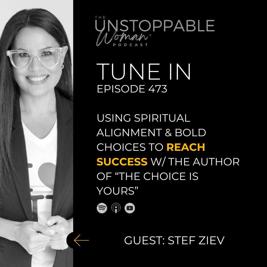 Conscious and intentional choices hold the power to shape your future.

@StefZiev shares how breaking free from perfectionism and the hustle mindset led her to greater success and fulfillment.

🎧 Tune in to listen to the episode: theunstoppablewoman.com/using-spiritua…