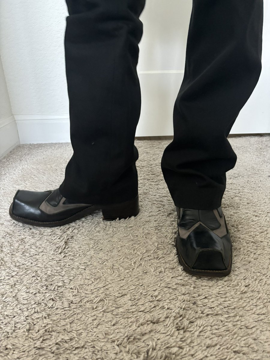 mutualecstasy0's tweet photo. 20471120 ss 98’ “YIKES” neon genesis evangelion  boots…so glad to own these https://t.co/lmYmHWNxgG
