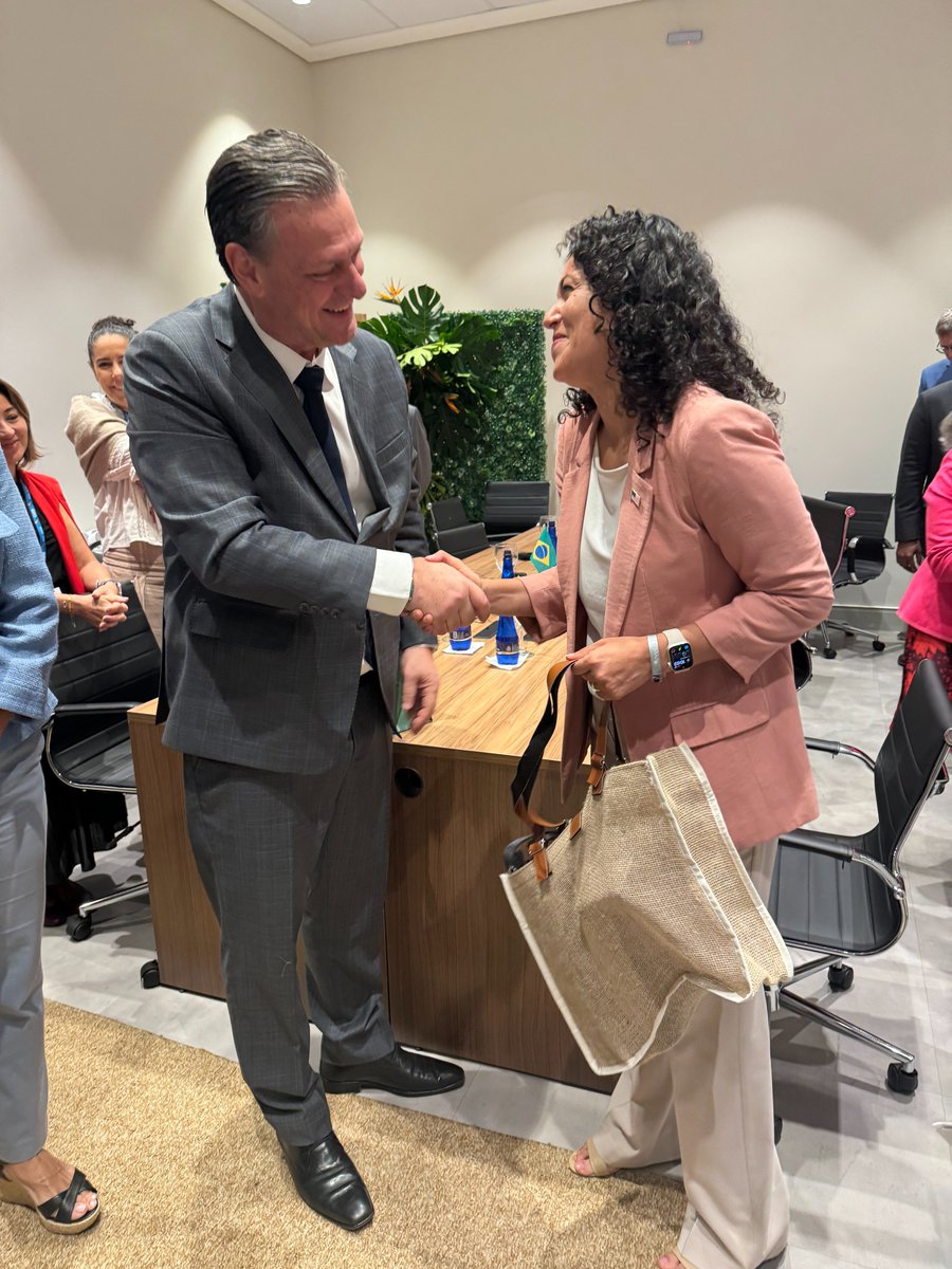 DepSecXoch's tweet photo. Pleasure to meet with @Carloshbfavaro today and discuss how we can continue to advance the U.S.-Brazil ag relationship, build on shared goals in the @g20org, and how ag can contribute to climate objectives. I also reiterated the need for a fairer trade situation for U.S. ethanol. https://t.co/raPVhMO3UL