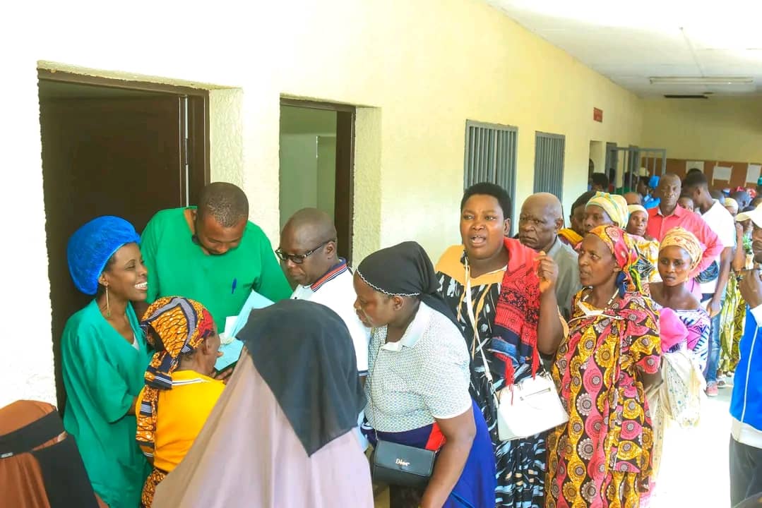 Plus de 600 patients ont été consultés au 6e jour de la campagne de traitement des cataractes, en cours à l'hôpital Prince Régent Charles du 14 au 19 septembre 2024.