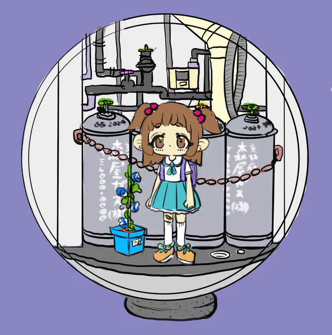 #皆さんラフと塗った後を見せてください 