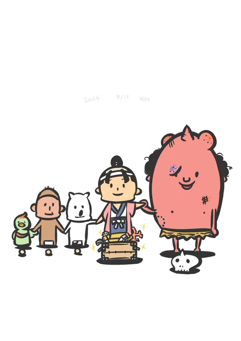 8月⑤ 8/15〜18#先月描いた絵を晒そう #わたしの個性はきっと誰かにささる 