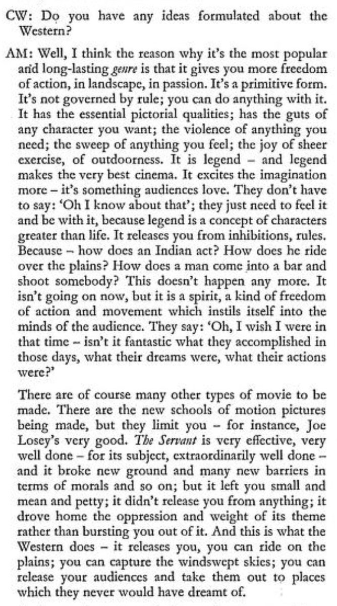 DavidLambertArt's tweet photo. Anthony Mann on the appeal of the Western genre: https://t.co/gRf4xHbJde