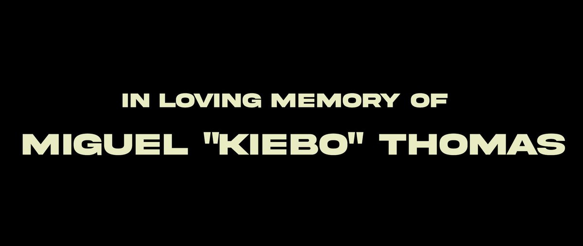 jrizzen's tweet image. ‘KIEBO’ - @RCity  Out Now. ⛓️ It was a true pleasure to work on this project, being able to produce body of work to honor the late great Miguel ‘Kiebo’ Thomas. Happy Heavenly Birthday King 🕊️.  Thank you to everyone that made this happen!