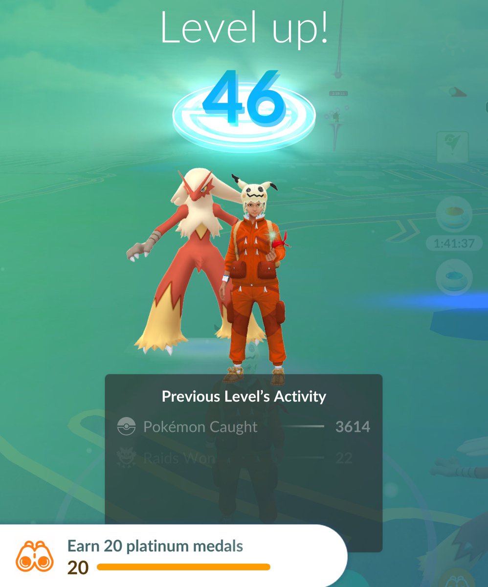 LadyDi1002's tweet image. This is stressful 😆

#LevelUp

#Level46

#PoGO