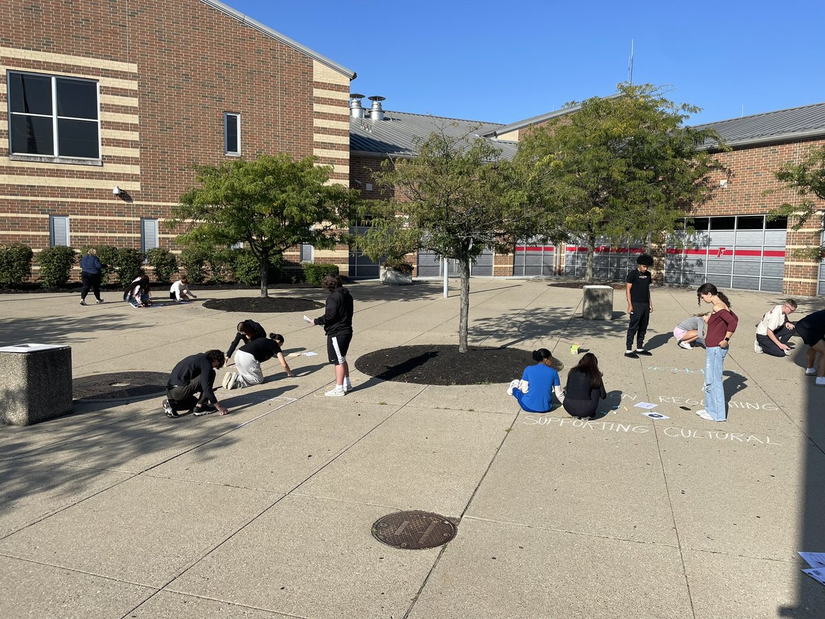 MrsCarroll25's tweet photo. Enjoying the weather while making chalk drawings of ecosystem services! Loads of things the environment does for us for free without asking for anything in return! https://t.co/FvxHDjTF6Y