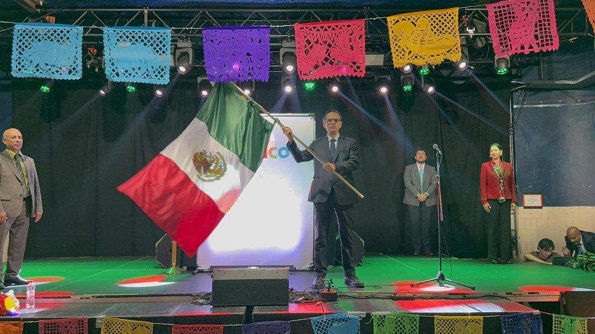We commemorated the 214th anniversary of the beginning of the process that culminated in the Independence of Mexico with the traditional ceremony of "El Grito" in Tallinn, accompanied by the🇲🇽community in Estonia🇪🇪. 

¡Viva México! 🎉

#GritoDeIndependencia2024
#MexicoinEstonia