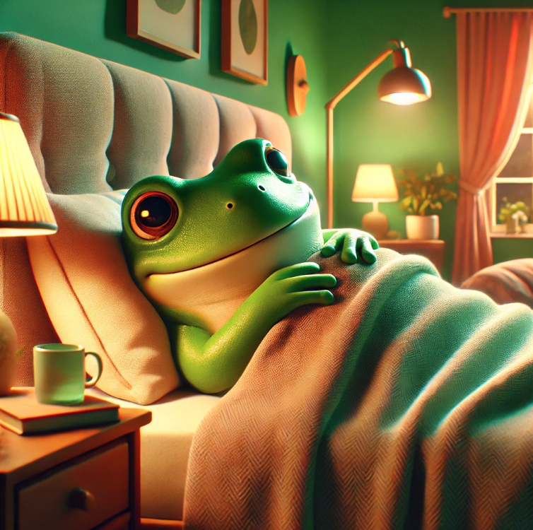 Even the $PEGG s need a break after days of non-stop partying! Don't worry, they're just taking a little breather, refilling their energy tanks for even bigger leaps and wilder hops ahead! 🐸💨

Stay close!

#ETH #memecoin