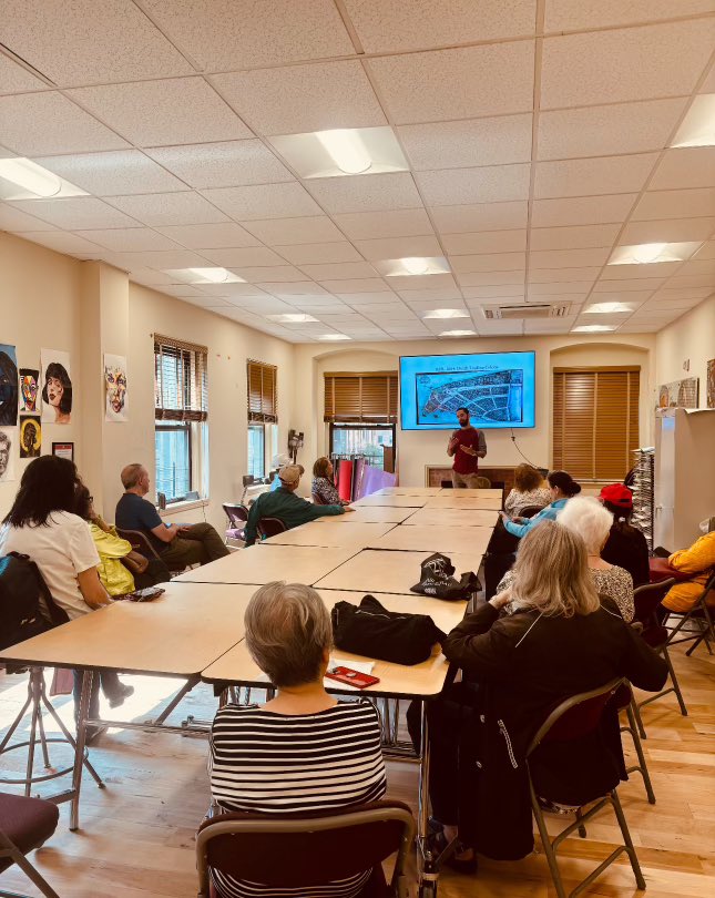 I had a great time teaching 4 centuries of NYC history to seniors on the Upper East Side. One Black elder in particular enjoyed it so much that she took my contact and offered to introduce me to a Lenape tribal Chief. I’m so lucky that I was able to turn this into a job.