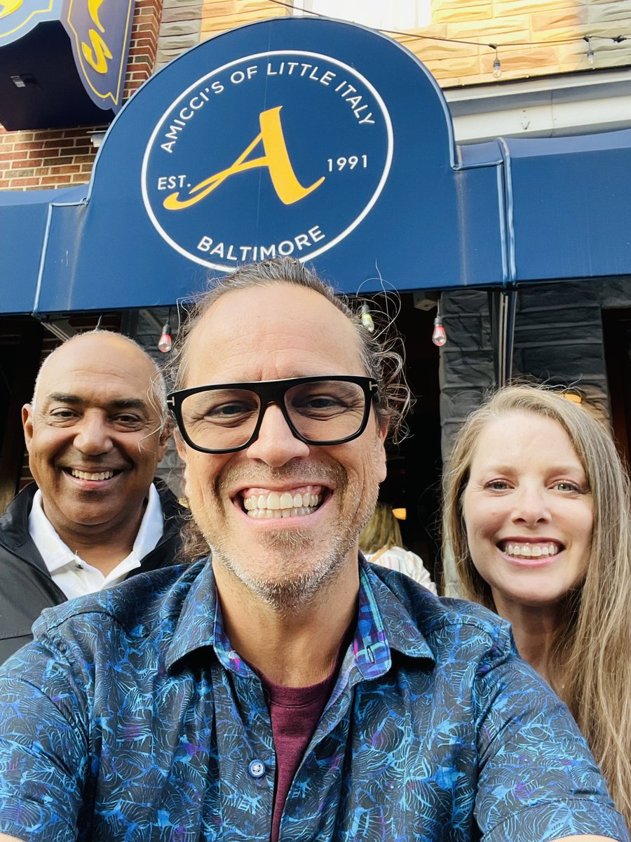 WNST's tweet photo. Twenty eight years and we’re still eating in Little Italy together, talking family and football. Told Marvin that I let my beard grow silver and black to show him a little support. #JennStrong https://t.co/vrVuMORjqM