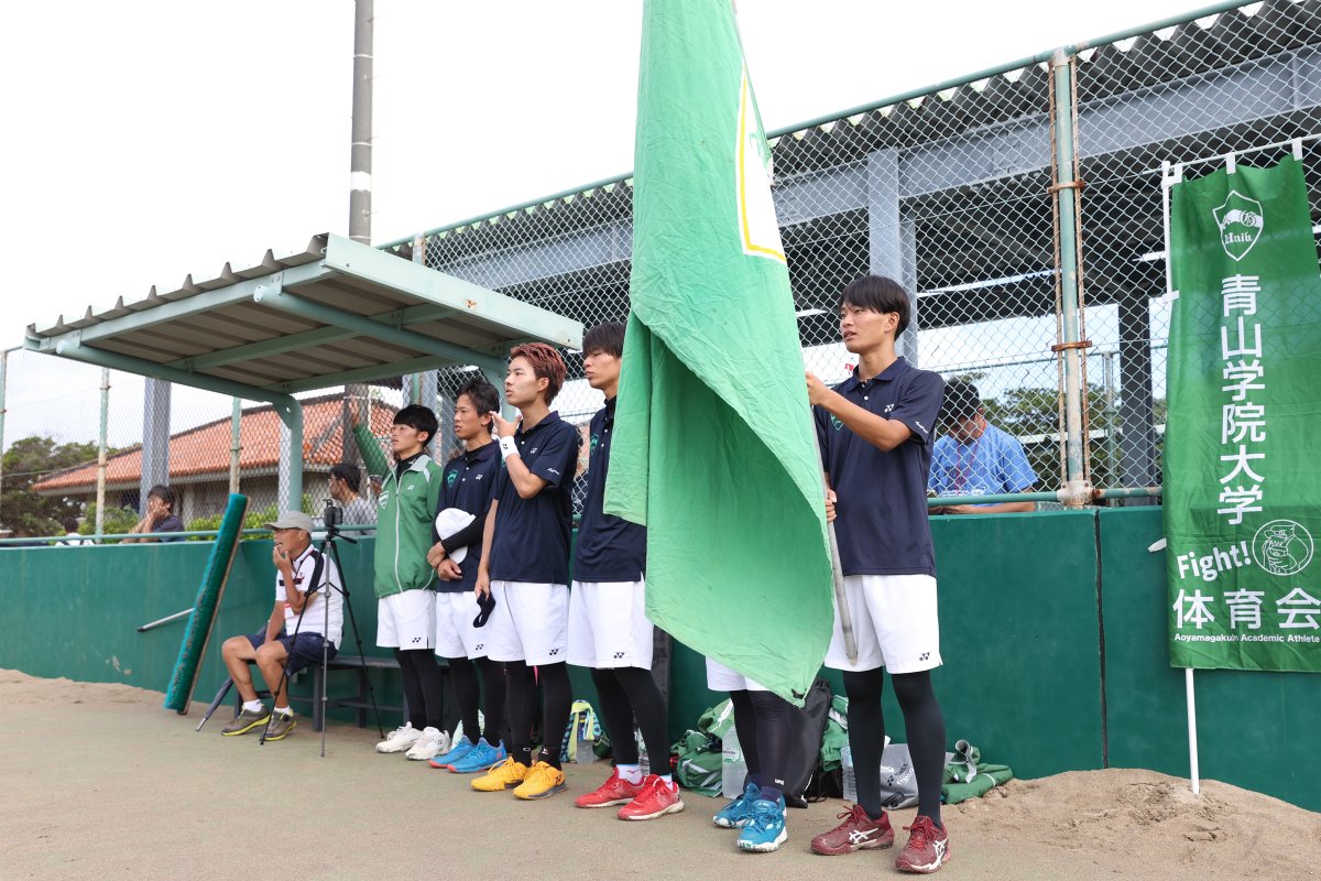 univas1's tweet photo. ／
ソフトテニス #インカレ
大学対抗戦1日目フォトレポート📸✨️
＼
@jssta_jp

男子チームの写真をお届けします！

大学スポーツ観戦アプリ #UNIVASPlus では
【9月15日（日）大学対抗戦2日目】を無料ライブ配信！

📲観戦アプリダウンロード
https://t.co/pykpTzG3IN

#ソフトテニス