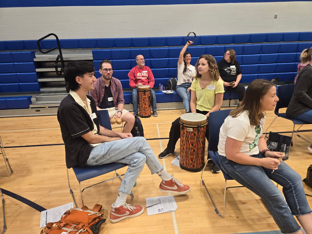 Thanks Charissa Duncanson for a FABULOUS workshop on creating mirrors, windows, and sliding doors through literature! #AOSA #GCAOSA #musicteacher #Orff