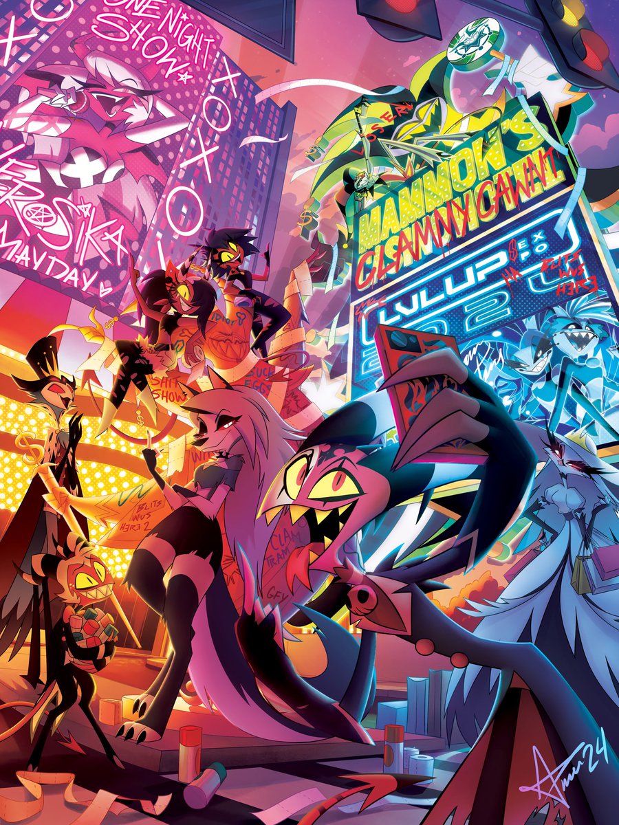 TheCartoonBase's tweet image. Would you watch a ‘Hazbin Hotel’ and ‘Helluva Boss’ crossover?