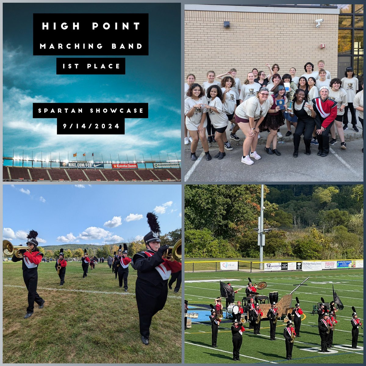 Jacqueline McCarthy (@jacq_mccarthy) on Twitter photo The HP Marching Band won 1st place today at the Spartan Showcase. They earned a score of 70.4 and won Best Music, Best Visual, and Best Overall Effect! Congrats! <a href="/HPRwildcats/">High Point Regional High School</a> <a href="/1SussexCoNJDOE/">Sussex County NJDOE</a> <a href="/JonTallamy/">Jon Tallamy</a> The HP Marching Band won 1st place today at the Spartan Showcase. They earned a score of 70.4 and won Best Music, Best Visual, and Best Overall Effect! Congrats! <a href="/HPRwildcats/">High Point Regional High School</a> <a href="/1SussexCoNJDOE/">Sussex County NJDOE</a> <a href="/JonTallamy/">Jon Tallamy</a>