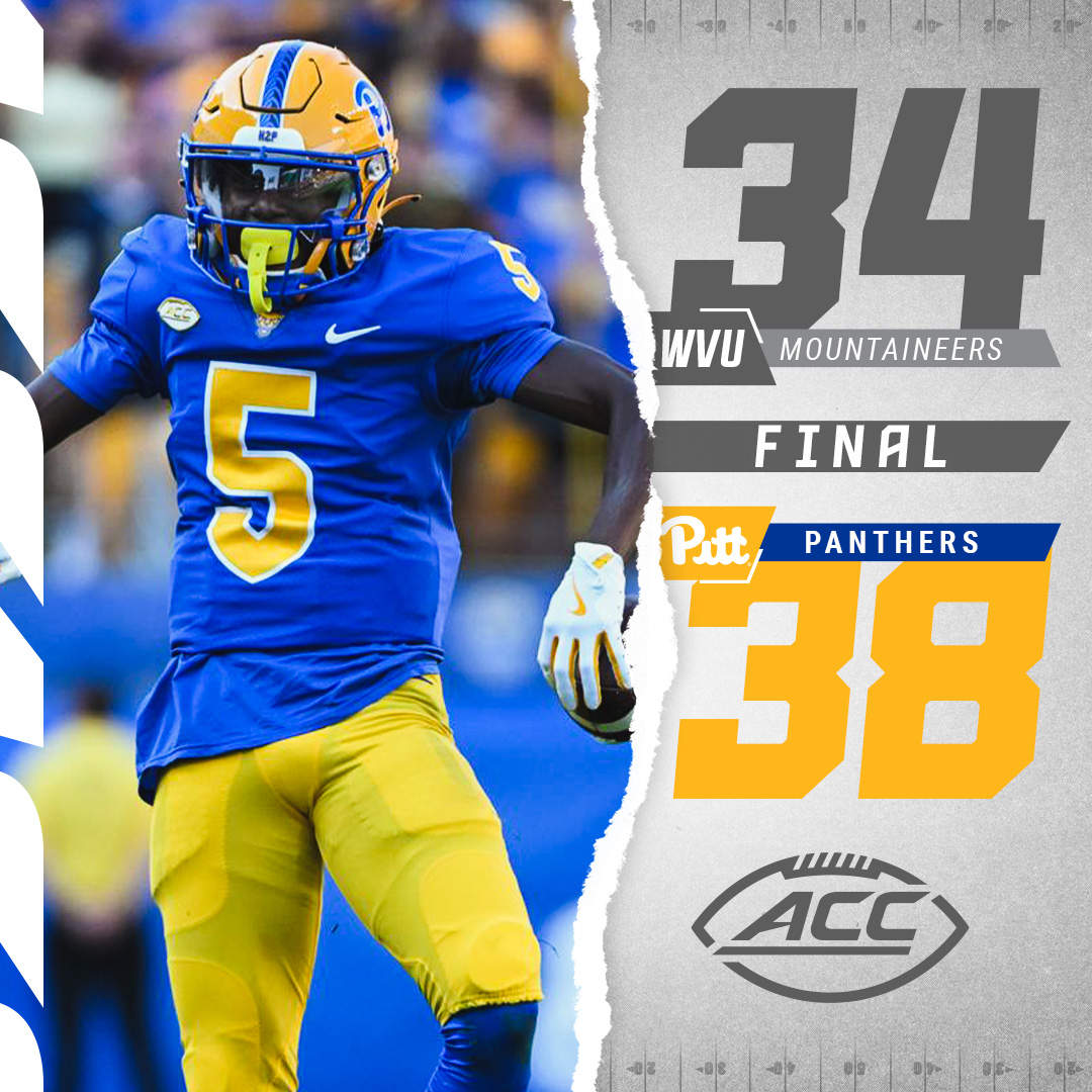 ACC Football (@accfootball) on Twitter photo 𝐈𝐓’𝐒 𝐀 𝐏𝐀𝐑𝐓𝐘 𝐈𝐍 𝐏𝐈𝐓𝐓𝐒𝐁𝐔𝐑𝐆𝐇 🔵🟡
Panthers with the Backyard Brawl victory 😤 𝐈𝐓’𝐒 𝐀 𝐏𝐀𝐑𝐓𝐘 𝐈𝐍 𝐏𝐈𝐓𝐓𝐒𝐁𝐔𝐑𝐆𝐇 🔵🟡
Panthers with the Backyard Brawl victory 😤