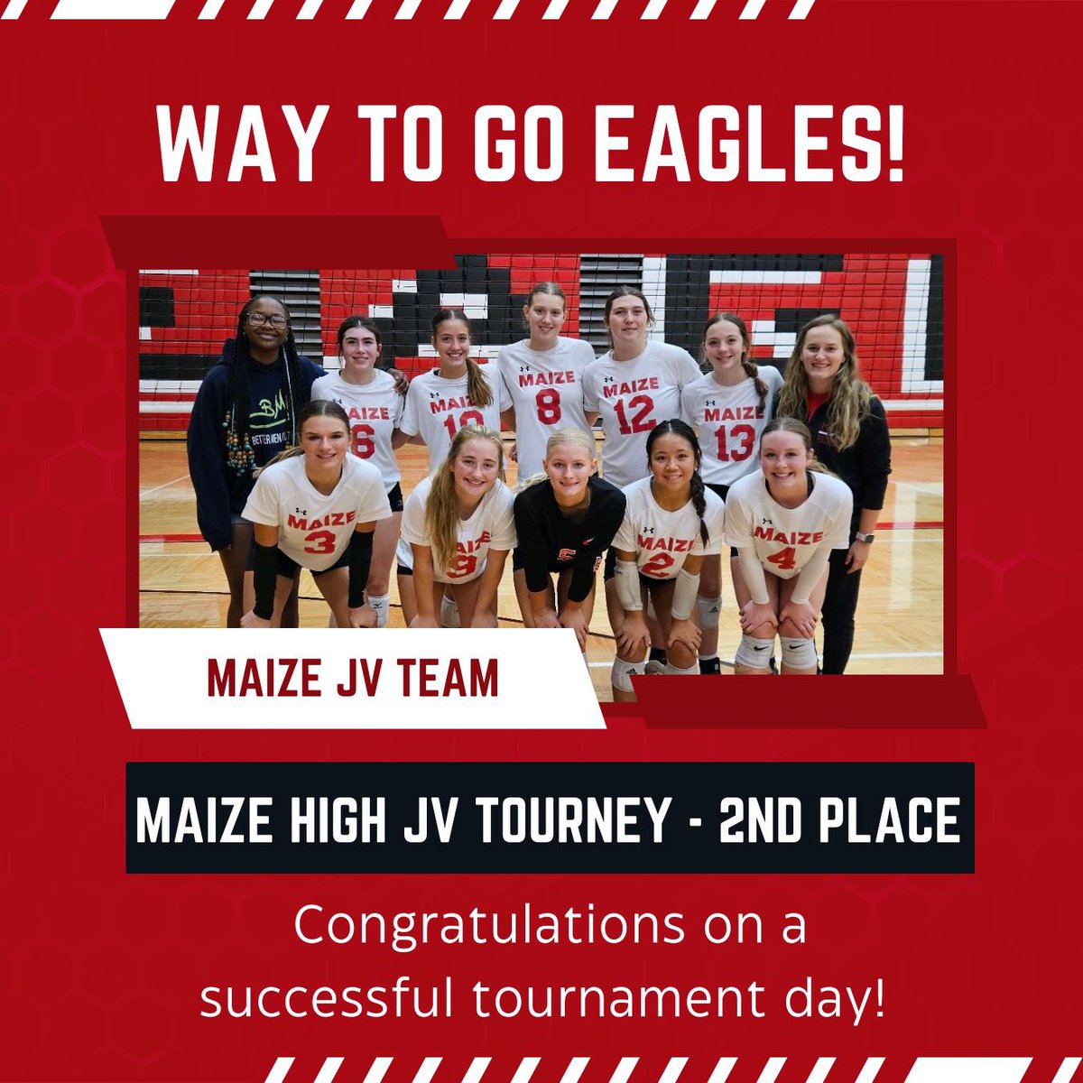 maizevbbackers's tweet photo. Congrats to our C and JV teams on a great day of tournament play! https://t.co/9BzzFf9dV9