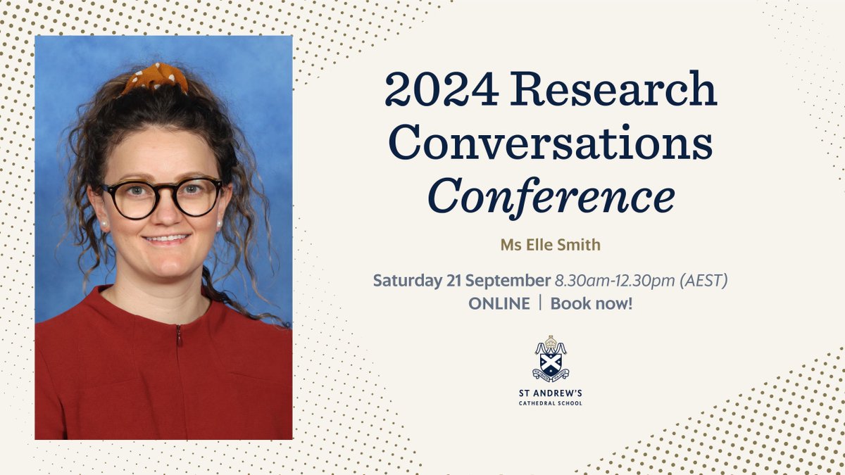 Spotlight on Ms. Elle Smith at the 2024 Research Conversations Conference on [Insert Date] from 8:30am to 12:30pm! Her talk, "A Coaching Approach for Middle Leaders," offers insights into effective coaching strategies.

Register: buff.ly/44OeoBG #ResCon24
